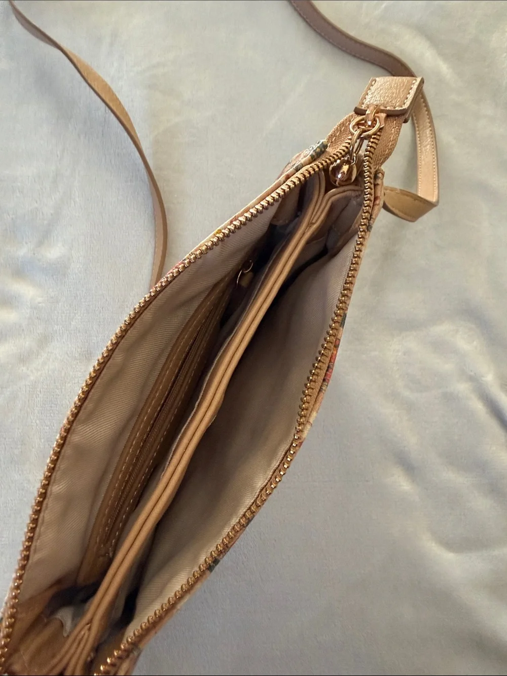 LC Lauren Conrad Pink Floral Crossbody Bag